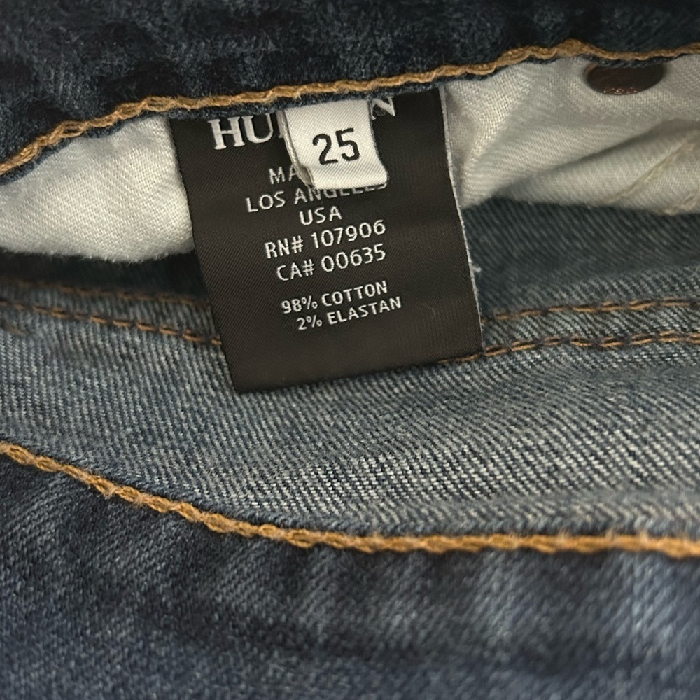 Hudson Jeans Mid Rise Dark Wash Size 25 - Picture 8 of 8